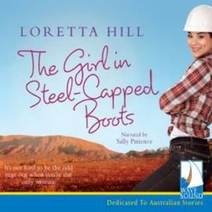 The Girl in Steel-capped Boots – okładka audiobooka, autor Loretta Hill