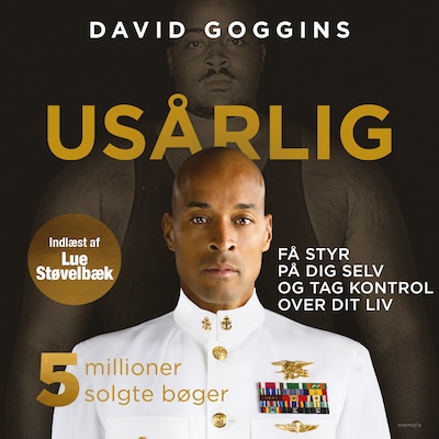 Usårlig – omslag til lydbogen af David Goggins