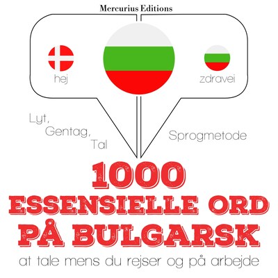 1000 essentielle ord på bulgarsk – omslag til lydbogen af JM Gardner