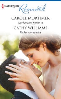 När kärleken flyttar in / Vacker som synden – omslag till ljudboken av Carole Mortimer,Cathy Williams