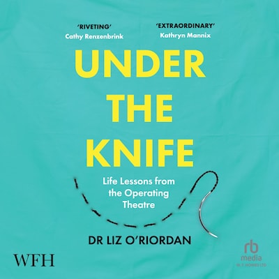Under The Knife – omslag til lydbogen af Liz O'Riordan