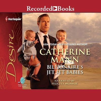 Billionaire's Jet-Set Babies – omslag til lydbogen af Catherine Mann