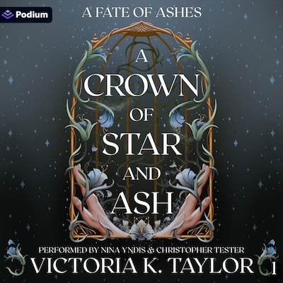 A Crown of Star & Ash – omslag til lydbogen af Victoria K. Taylor