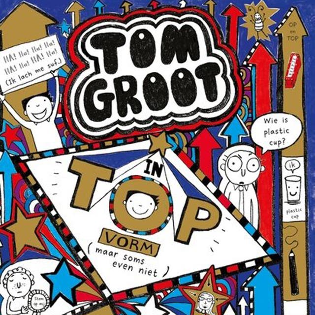 Tom Groot 9 - In topvorm (maar soms even niet) – omslag van het luisterboek van Liz Pichon