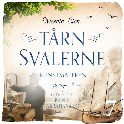 Kunstmaleren – omslag til lydbogen af Merete Lien