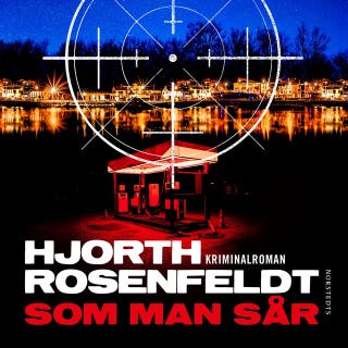 Som man sår – omslag till ljudboken av Hans Rosenfeldt,Michael Hjorth