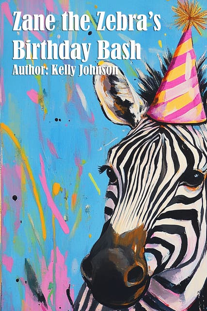 Zane the Zebra's Birthday Bash – omslag til lydbogen af Kelly Johnson