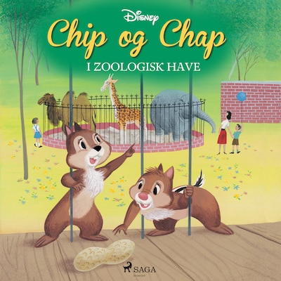 Chip og Chap i zoologisk have – omslag til lydbogen af Disney