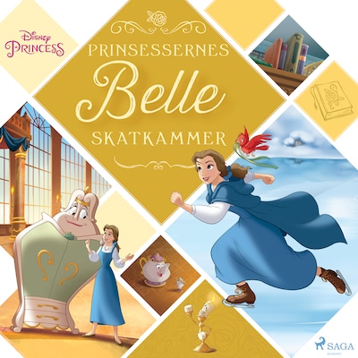 Prinsessernes skatkammer - Belle – omslag til lydbogen af Disney