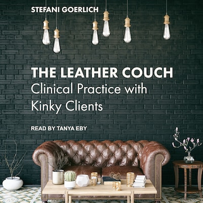 The Leather Couch – omslag til lydbogen af Stefani Goerlich