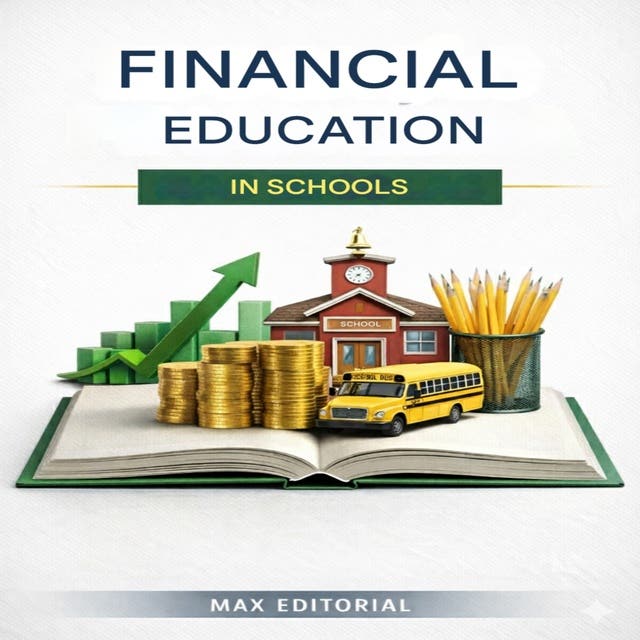 Financial Education in Schools – omslag til lydbogen af Max Editorial