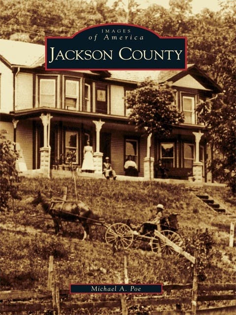 Jackson County – omslag til lydbogen af Michael Poe