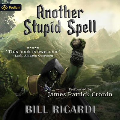 Another Stupid Spell – omslag til lydbogen af Bill Ricardi