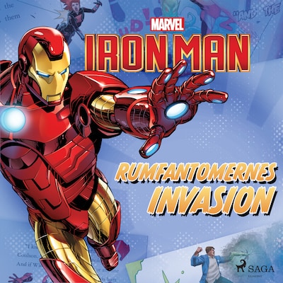 Iron Man - Rumfantomernes invasion – omslag til lydbogen af Marvel