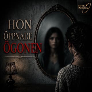 Hon öppnade ögonen – omslag till ljudboken av Veronica Sandström