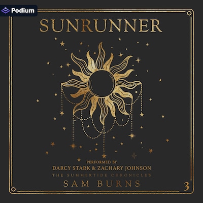 Sunrunner – omslag til lydbogen af Sam Burns