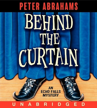 Behind the Curtain – omslag til lydbogen af Peter Abrahams