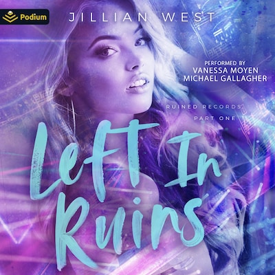 Left in Ruins – omslag til lydbogen af Jillian West