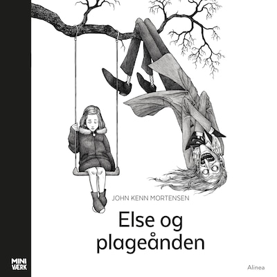 Else og plageånden – omslag til lydbogen af John Kenn Mortensen