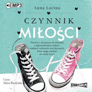 Czynnik miłości – okładka audiobooka, autor Anna Łacina