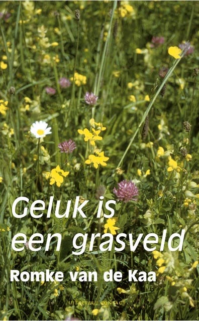Geluk is een grasveld – omslag van het luisterboek van Romke van de Kaa