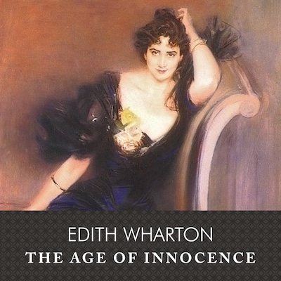The Age of Innocence, with eBook – omslag til lydbogen af Edith Wharton