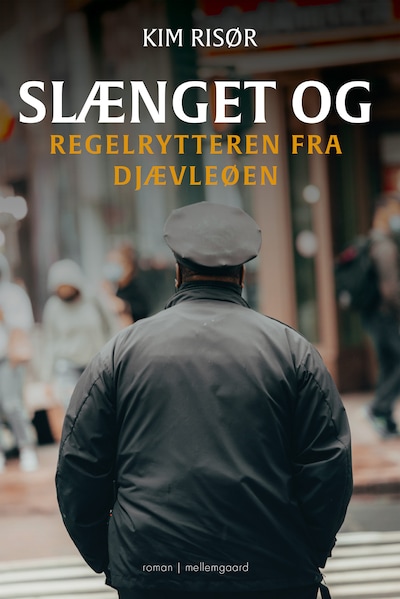 Slænget og regelrytteren fra Djævleøen – omslag til lydbogen af Kim Risør