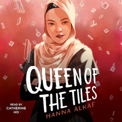 Queen of the Tiles – omslag til lydbogen af Hanna Alkaf