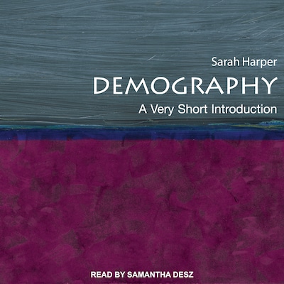 Demography – omslag til lydbogen af Sarah Harper
