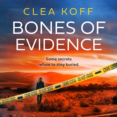 Bones of Evidence – omslag til lydbogen af Clea Koff