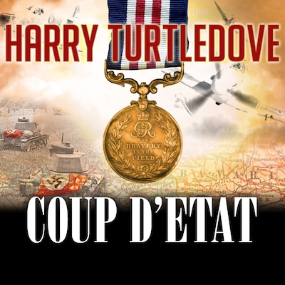The War That Came Early: Coup d'Etat – omslag til lydbogen af Harry Turtledove