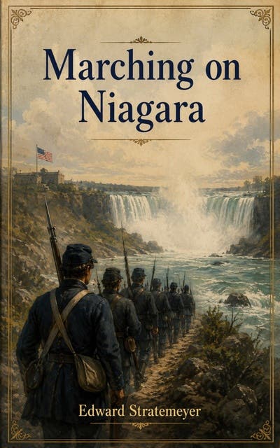 Marching on Niagara – omslag til lydbogen af Edward Stratemeyer
