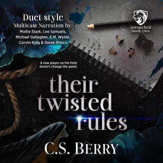 Their Twisted Rules – omslag till ljudboken av C.S. Berry