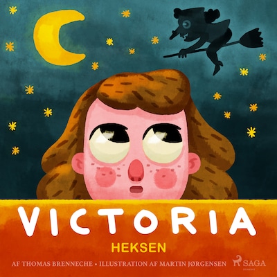 Victoria (3) - Victoria og heksen – omslag til lydbogen af Thomas Banke Brenneche