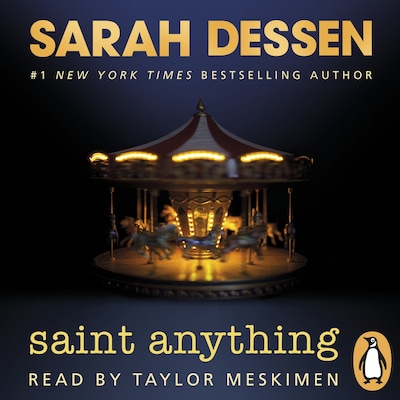 Saint Anything – omslag til lydbogen af Sarah Dessen