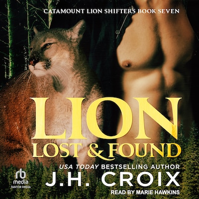 Lion Lost & Found – omslag til lydbogen af J.H. Croix