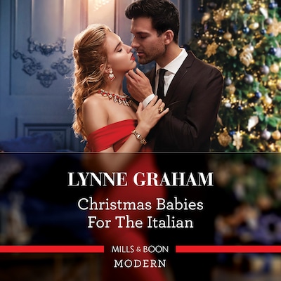 Christmas Babies For The Italian – omslag til lydbogen af Lynne Graham