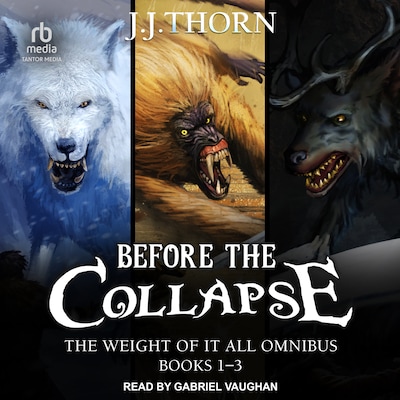 Before The Collapse – omslag til lydbogen af J.J. Thorn