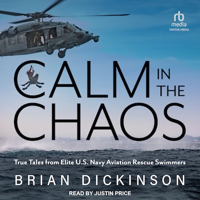 Calm in the Chaos – omslag til lydbogen af Brian Dickinson