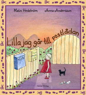 Lilla jag går till postlådan – omslag till ljudboken av Malin Hedström