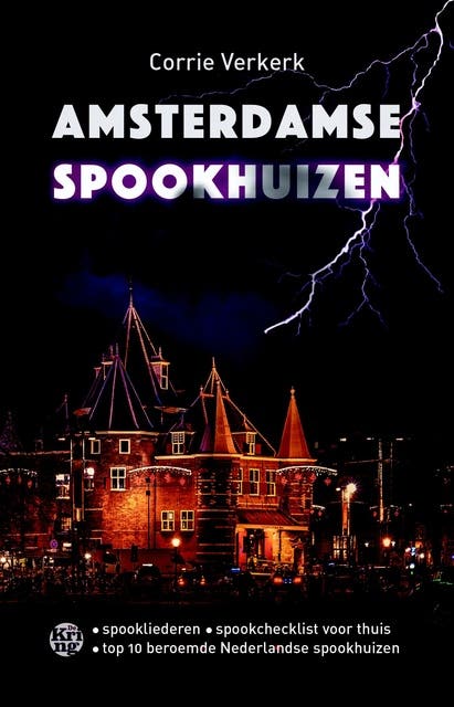 Amsterdamse spookhuizen – omslag van het luisterboek van Corrie Verkerk