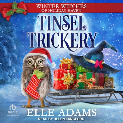 Tinsel Trickery – omslag til lydbogen af Elle Adams