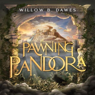 Pawning Pandora – omslag till ljudboken av Willow B. Dawes