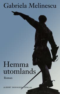 Hemma utomlands – omslag till ljudboken av Gabriela Melinescu