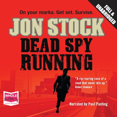 Dead Spy Running – omslag til lydbogen af Jon Stock