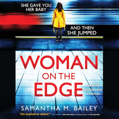 Woman on the Edge – omslag til lydbogen af Samantha M. Bailey