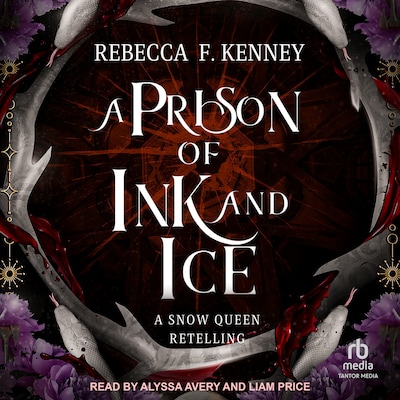 A Prison of Ink and Ice – omslag til lydbogen af Rebecca F. Kenney