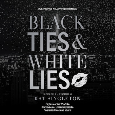Black Ties & White Lies – okładka audiobooka, autor Kat Singleton