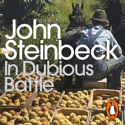 In Dubious Battle – omslag til lydbogen af John Steinbeck