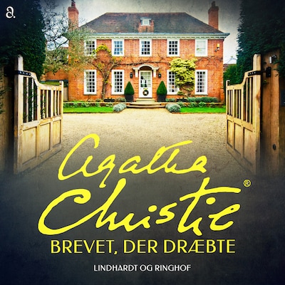 Brevet, der dræbte – omslag til lydbogen af Agatha Christie